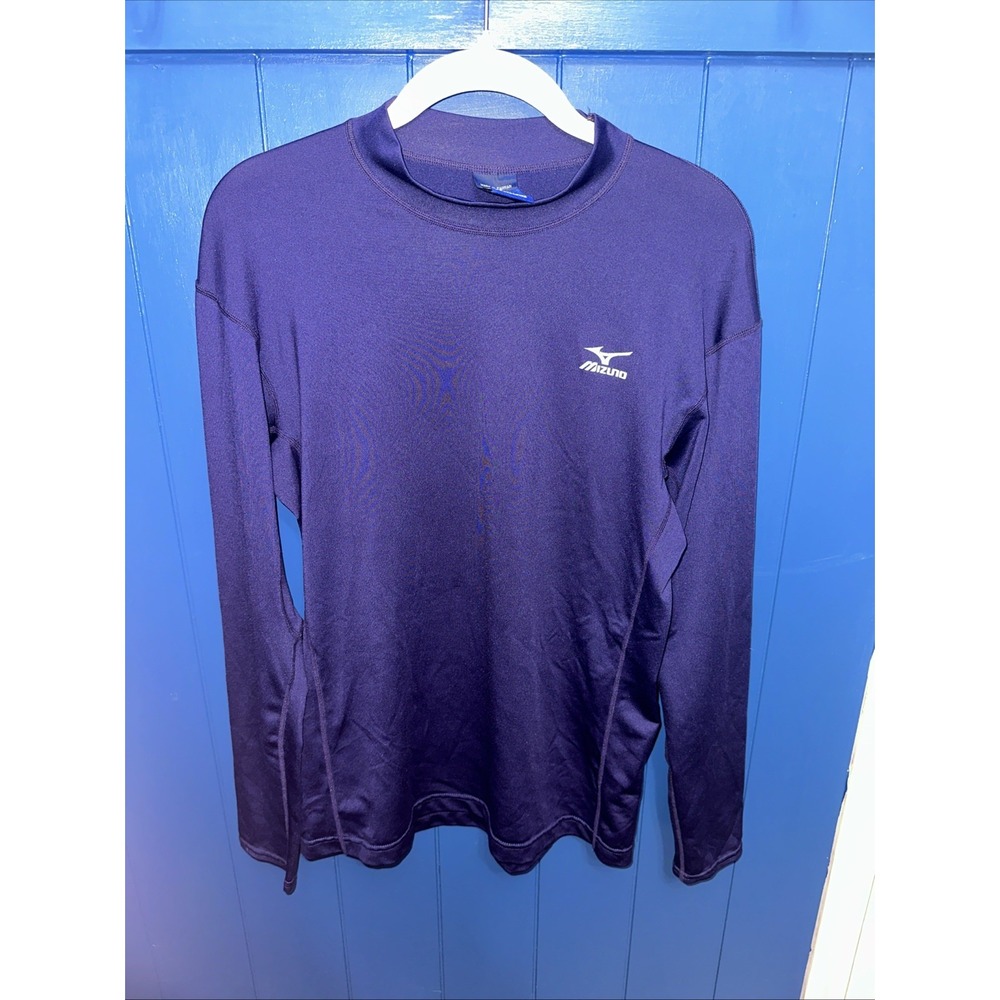 Mizuno Loose Compression Longsleeve Shirt, Heavyweight, Purple